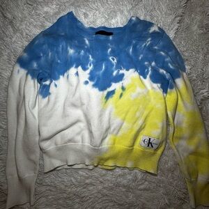 Calvin Klein Jeans Size XL Tie-Dye Sweater